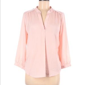 Vince Camuto SOFT PEONY size S long sleeve blouse